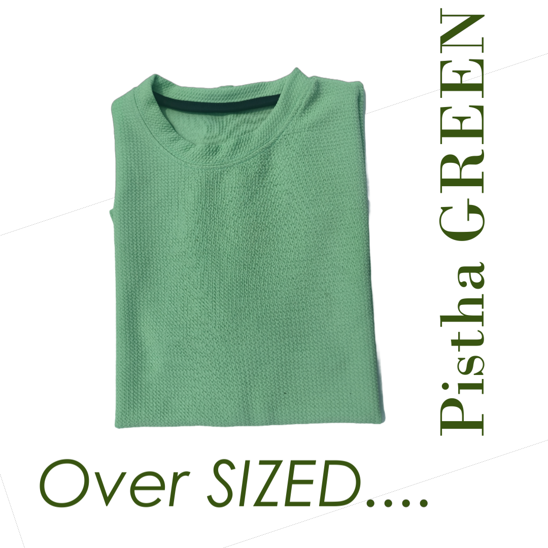 female green t-shirt front