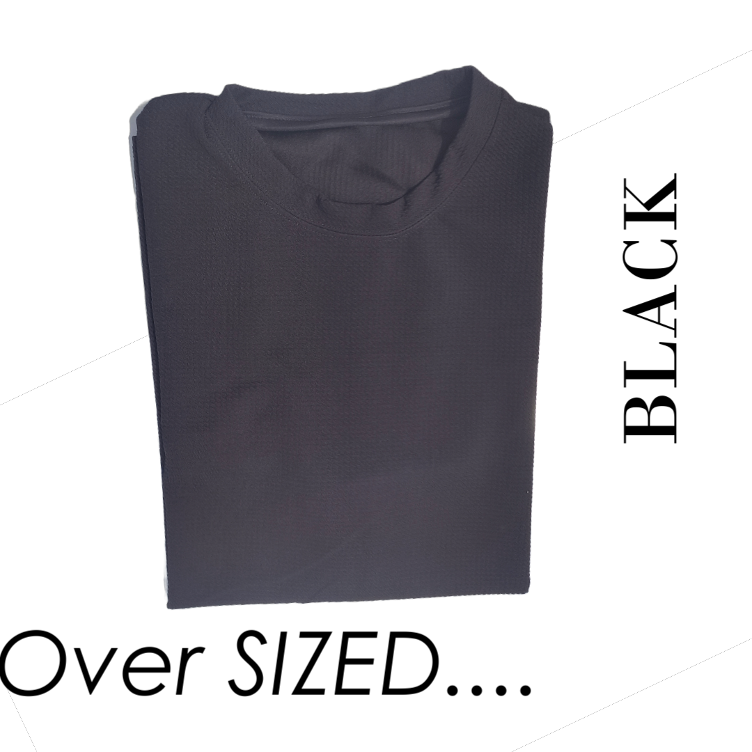 male black t-shirt front