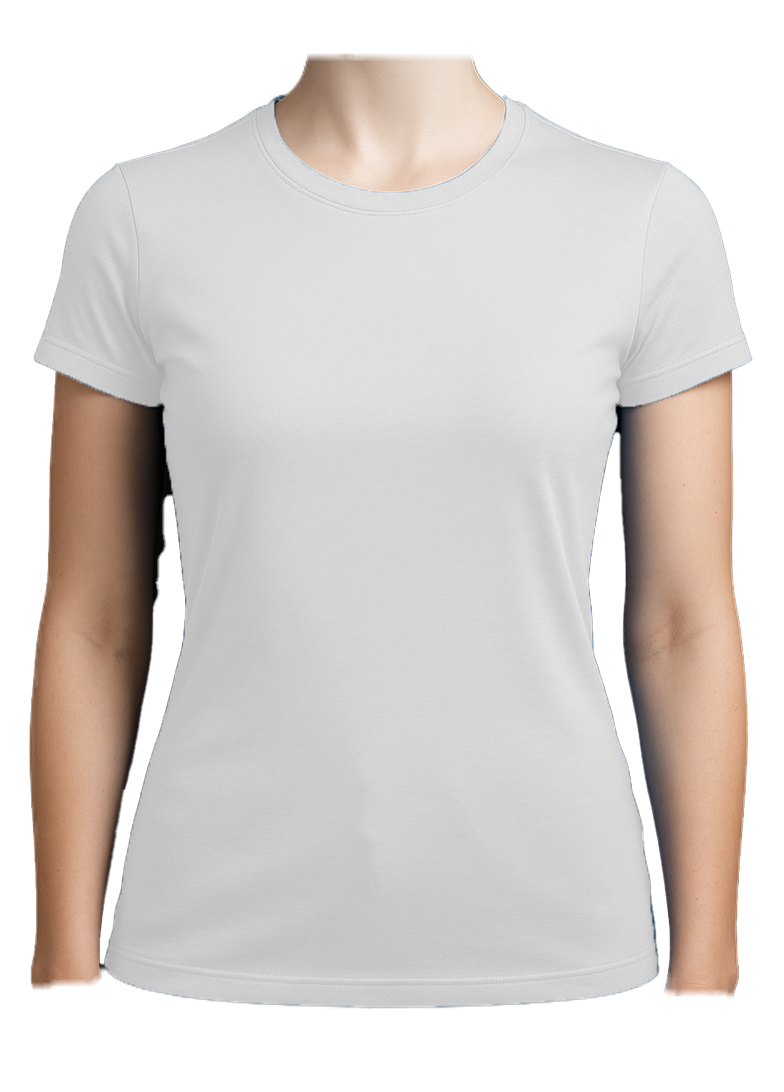 female white t-shirt front